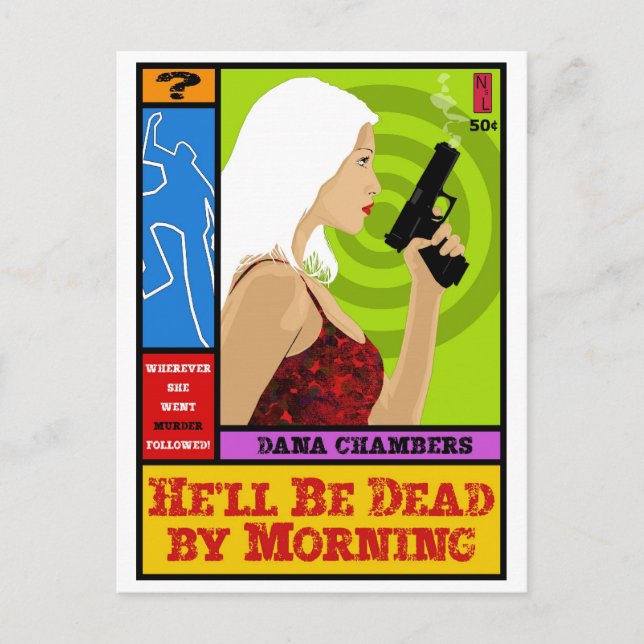 Carte postale Paperback : Il sera mort le matin (Devant)