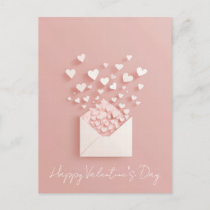 Carte Postale Papercut Hearts La Saint Valentin