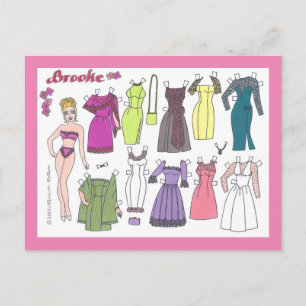 Carte postale Papier Brooke Glamor Girl