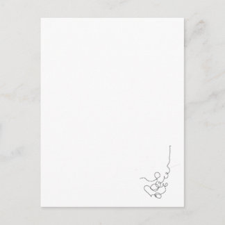 Carte Postale papier, crayon