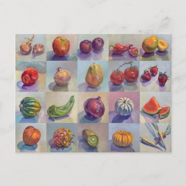 Carte Postale Papier de ferme à feuille (Devant)