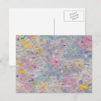 Papier maison avec Accents colorés à pâte