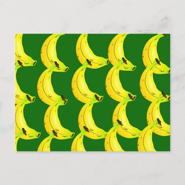 Carte Postale Papier peint Banana (Devant)