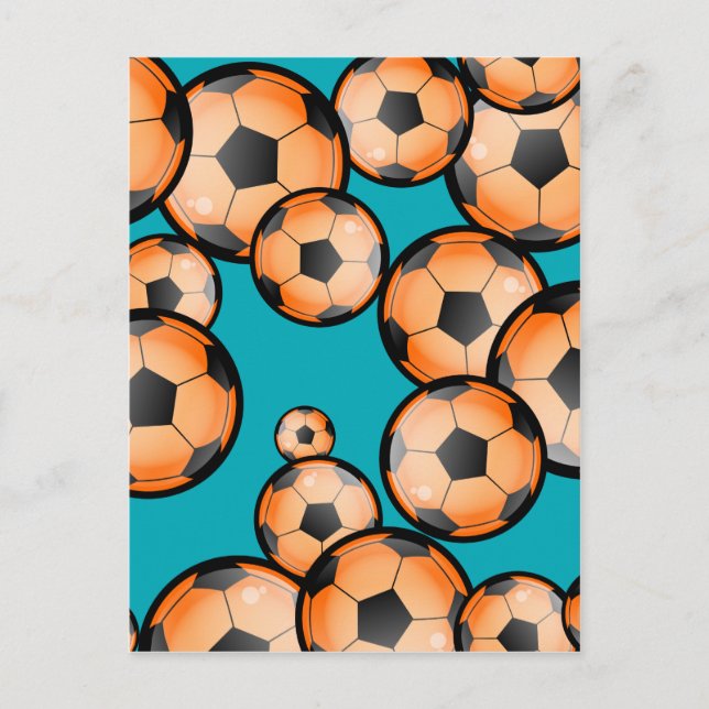 Carte Postale Papier peint de soccer (Devant)