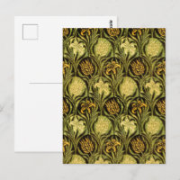 Papier peint Tulipe et Lys vert de William Morris