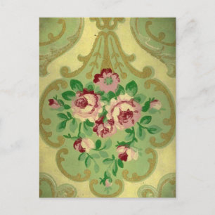 Carte Postale Papier peint vintage