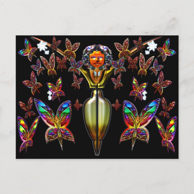 Carte postale Papillon (Devant)