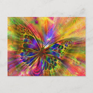 carte postale papillon