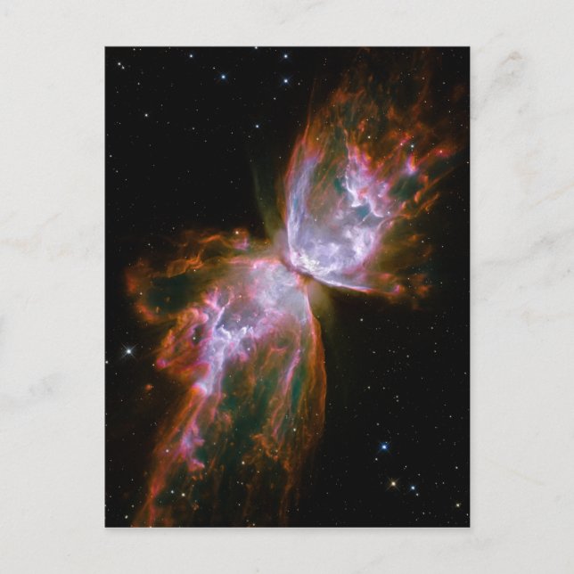 Carte Postale Papillon / Bug Nebula Hubble Space (Devant)