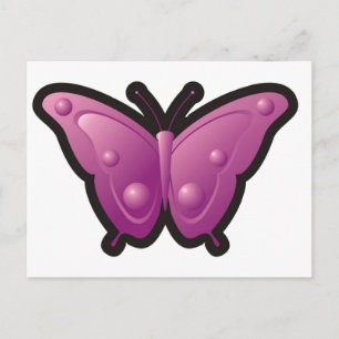 Carte Postale Papillon bulle 4