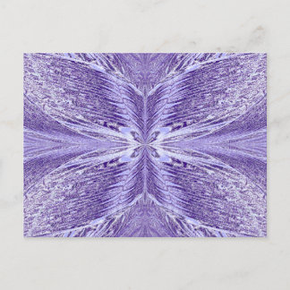 Carte Postale Papillon dans le givre hivernal