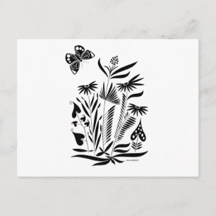 Carte Postale Papillon dans l'herbe