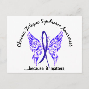Carte Postale Papillon du syndrome de fatigue chronique du SFC
