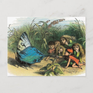 Carte Postale Papillon Elf Art Cute Elves Papillons