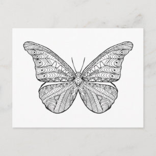 Carte Postale Papillon inspiré