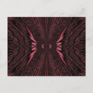 Carte Postale Papillon rose clair
