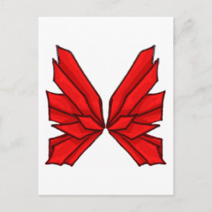 Carte Postale Papillon rouge I