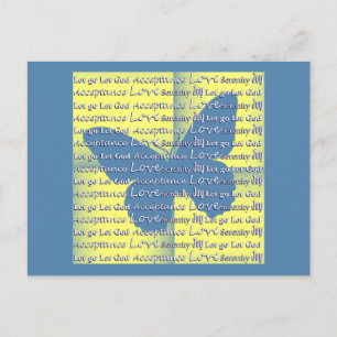 Carte Postale Papillon Slogan