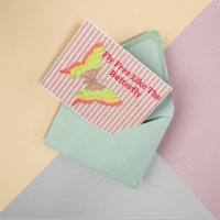 Papillon vintage rétro rouge jaune vert