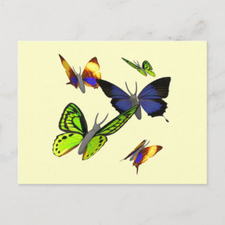Carte postale Papillons