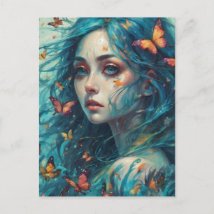 Carte Postale Papillons et blues série 1