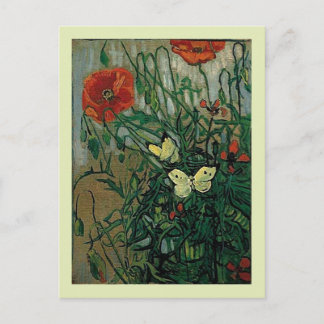 Carte Postale Papillons et papillons (F748) Van Gogh Art