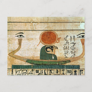Carte Postale papyrus funéraire égyptien