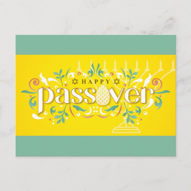 Carte Postale Pâque du printemps (Devant)