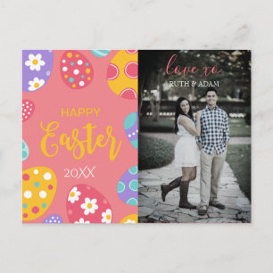 Carte postale Pâques personnalisée
