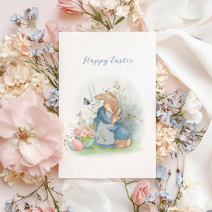 Carte postale Pâques Peter Rabbit