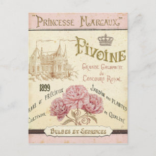 Carte Postale Paquet de semences florales