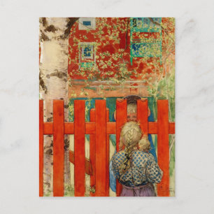 Carte Postale Par la clôture