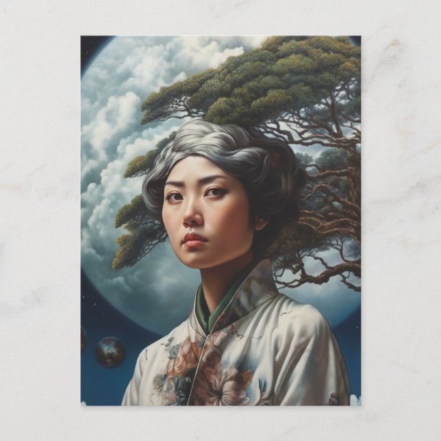 Carte Postale Par la Lune (Devant)