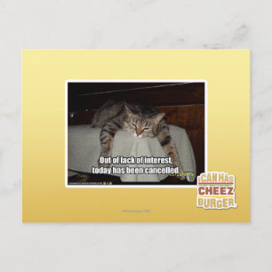Carte Postale Par manque d'intérêt