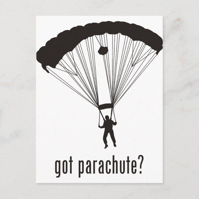 Carte Postale Parachute (Devant)