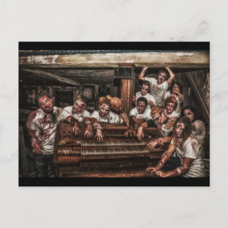 Carte Postale parade à succès zombie