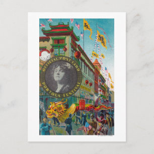 Carte Postale Parade de Chinatown pour le Festival de Portola