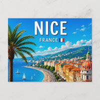 Paradis côtier de la Riviera française de Nice