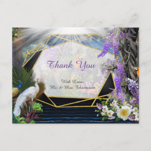 Carte Postale Paradis de la Wisteria tropicale au Palais d'Or