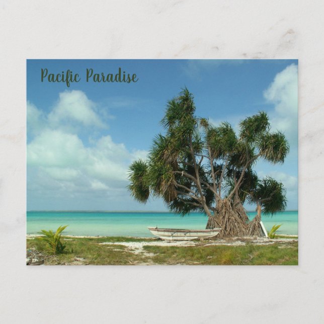 Carte Postale Paradis Pacifique (Devant)
