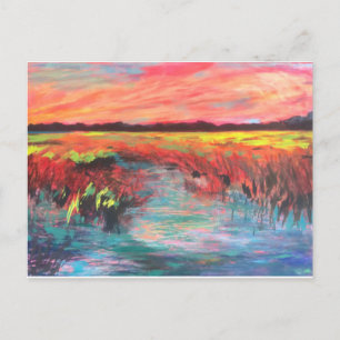 Carte Postale Paradis rose