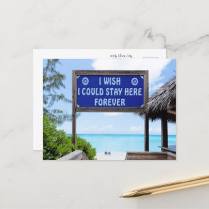 Carte Postale Paradis tropical