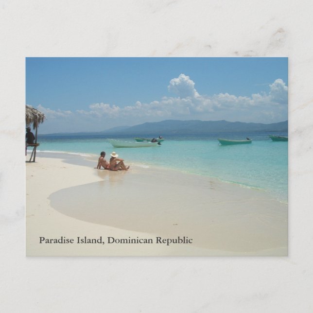 Carte Postale Paradise Island République dominicaine (Devant)