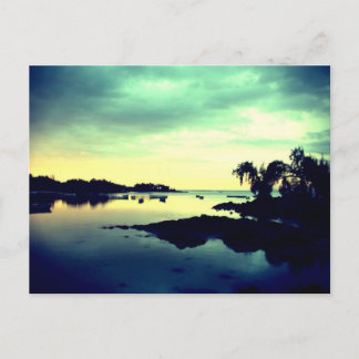 Carte Postale paradisiaque - la nuit