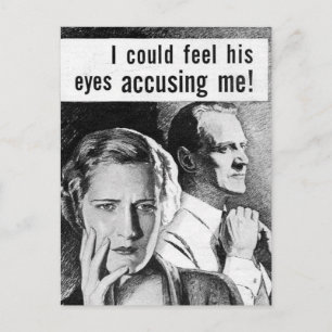 Carte Postale Paranoïa vintage
