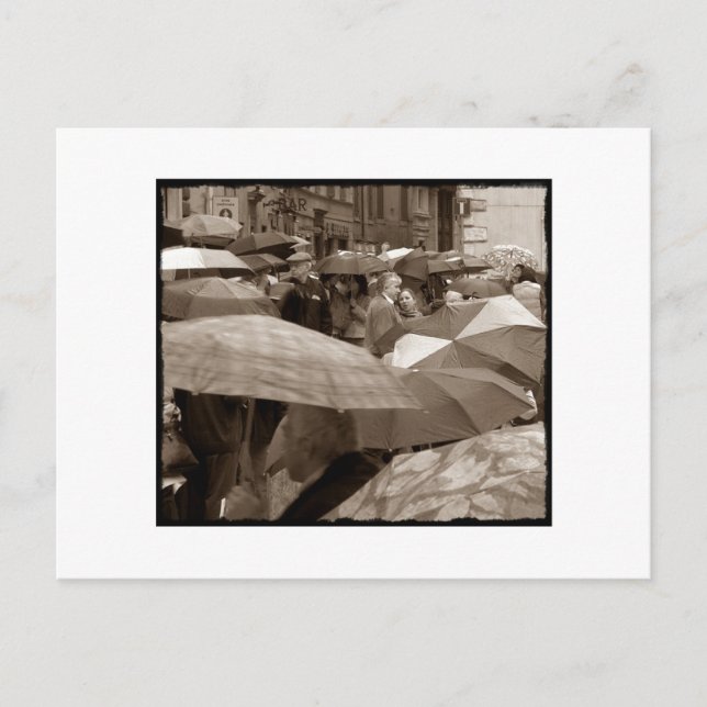 Carte Postale Parapluie (Devant)