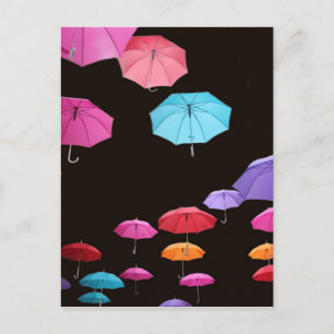 Carte Postale Parapluie jour parasol parasol motif