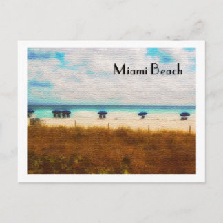 Carte Postale Parapluies de Miami Beach