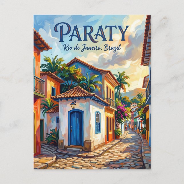 Carte Postale Paraty Brésil (Devant)