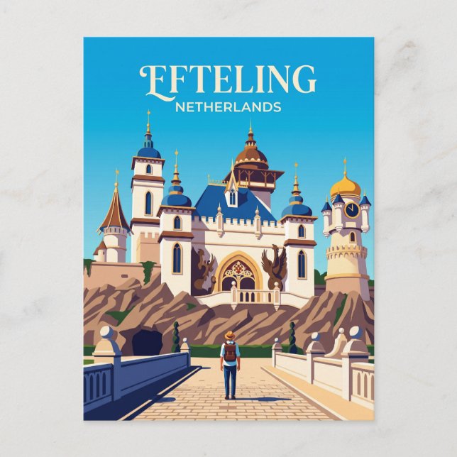 Carte Postale Parc à thème Efteling Pays-Bas (Devant)